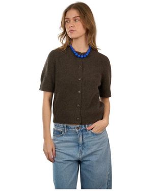 Samsøe & Samsøe Kortgebreide Cardigan - Zwart