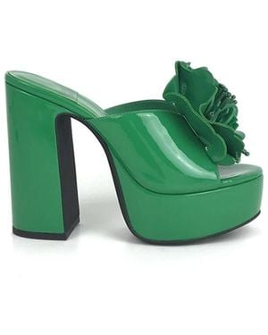 Jeffrey Campbell Heeled Mules - Vert