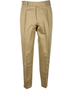 PT Torino Suit Trousers - Natural