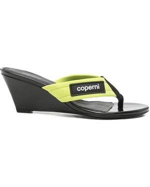 Coperni Lift Flip Flops - Groen