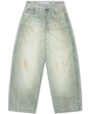Won Hundred Jeans ,Blauw ,Katoen Baggy Jeans - Groen