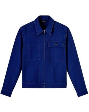 A.P.C. Light Jackets - Blu