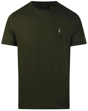 Ralph Lauren Klassiek T-Shirt Met Ronde Hals Van Jersey - Groen