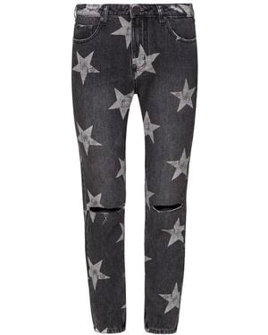 One Teaspoon Slim-Fit Jeans - Grey