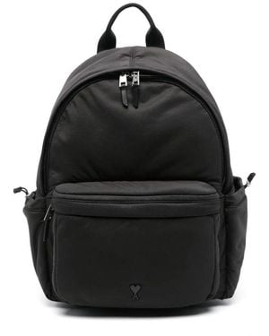 Ami Paris Backpacks - Black