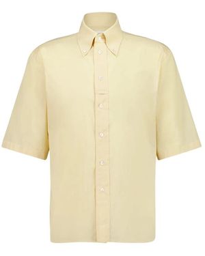 Lemaire Overhemden ,Short Sleeve Shirts - Naturel