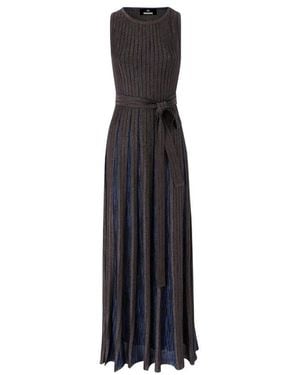 Missoni Kleedjes ,Blauw ,Leer Jurk - Zwart