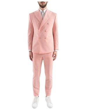 Cor Sine Labe Doli Double Breasted Suits - Pink