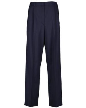 Miu Miu Wide Trousers - Blue