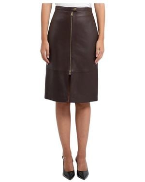 HUGO Leather Skirts - Nero