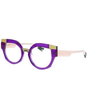 Face A Face Glasses - Purple