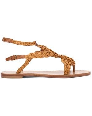 Alberta Ferretti Flat Sandals - Brown