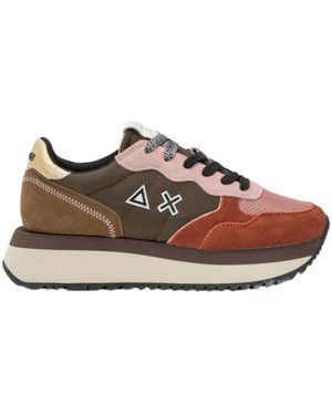 Sun 68 Sneakers - Brown