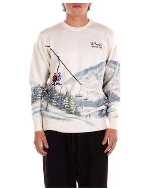 MC2 Saint Barth Round-Neck Knitwear - Grey