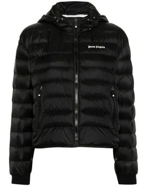 Palm Angels Down Jackets - Black