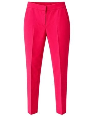 Clips Slim-Fit Trousers - Rojo
