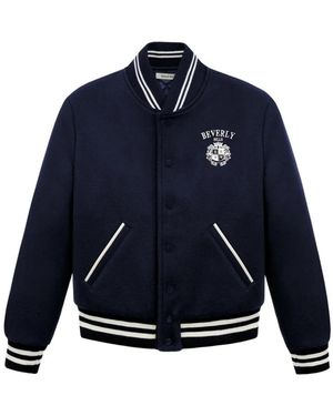 Sporty & Rich Bomber Jackets - Blue