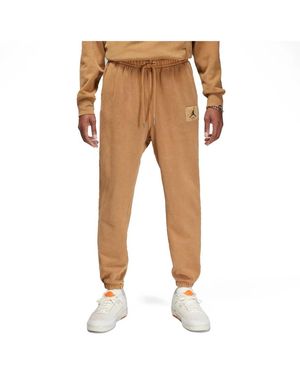 Nike Essentials Fleece Gewaschene Hose Braun - Natur