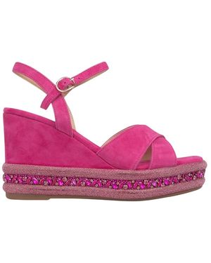 Alma En Pena. Wedges - Pink