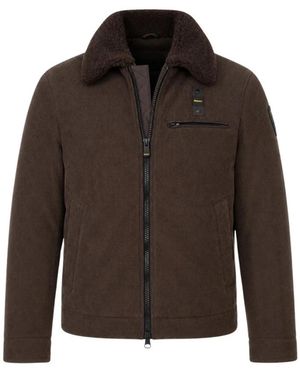 Blauer Faux Fur & Shearling Jackets - Brown