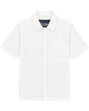 Herno Short Sleeve Shirts - Blanco