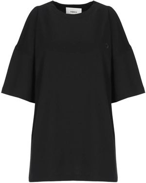 Coperni Tops ,Zwart ,Katoen Logo Boxy T-Shirt