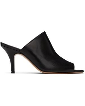 MM6 by Maison Martin Margiela Heeled Mules - Nero