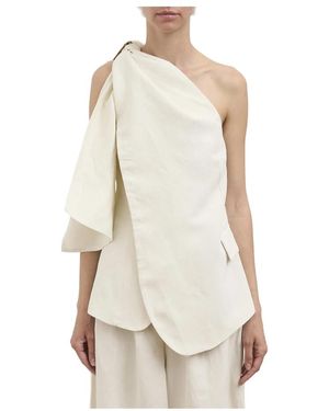 Uma Wang Sleeveless Tops - Neutro