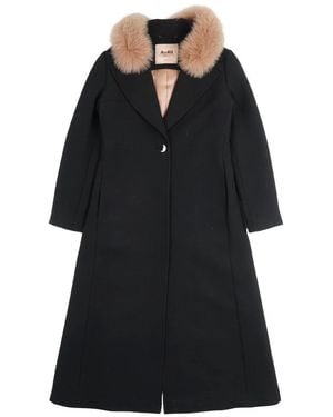 Moorer Single-Breasted Coats - Black