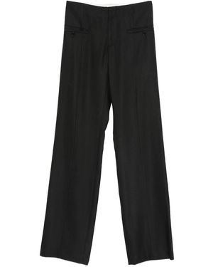 Loulou de Saison Straight Trousers - Black