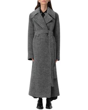 Jil Sander Belted Coats - Gris