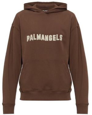 Palm Angels Hoodies - Marrone