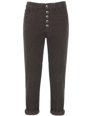 Dondup Corduroy Broek - Grijs