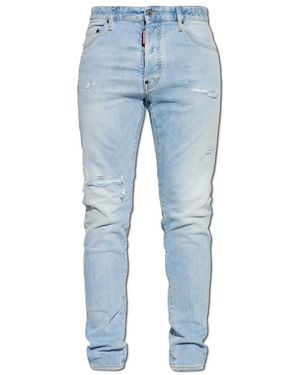 DSquared² Jeans ,Blauw ,Katoen Teddy Jeans