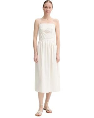 Sessun Midi Jurk - Wit