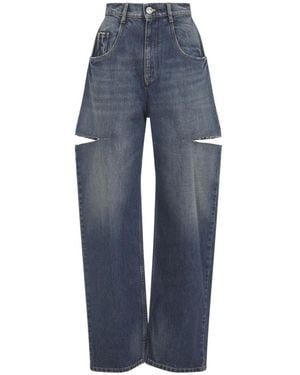 Maison Margiela Blaue Jeans Für Frauen Aw25