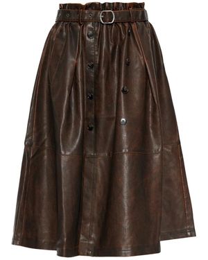 Baum und Pferdgarten Leather Skirts - Marrone
