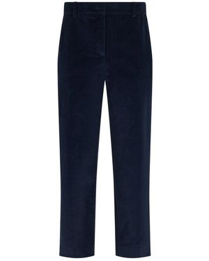 Weekend by Maxmara Broeken ,Blauw ,Katoen Marruca Fluwelen Broek