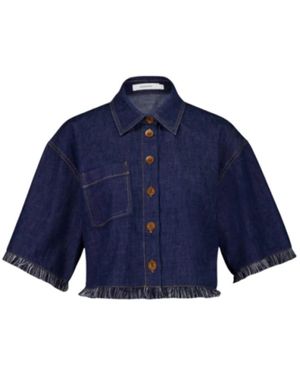 Zimmermann Denim Shirts - Blauw