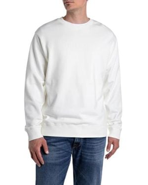 Replay Sweatshirts - White