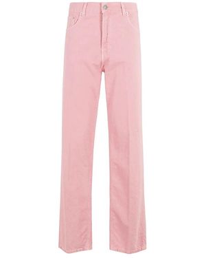 Haikure Straight Fit Jeans - Pink