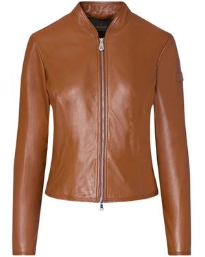 Peuterey Jassen ,Bruin ,Leer Lover Jacket 07