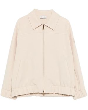 Moncler Bomberjack Met Rits - Naturel