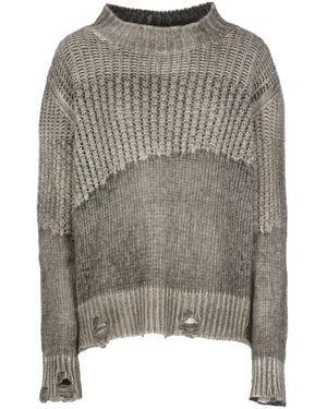 Avant Toi Round-Neck Knitwear - Gris