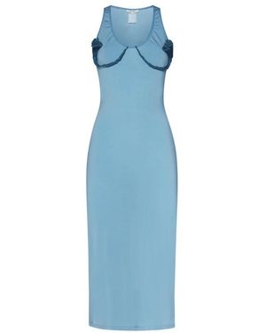 Nensi Dojaka Blaues cosimina kleid