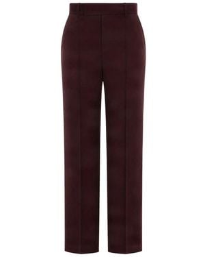Patrizia Pepe Straight Trousers - Morado