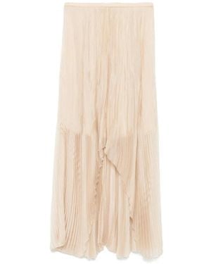 forte_forte Midi Skirts - Naturel