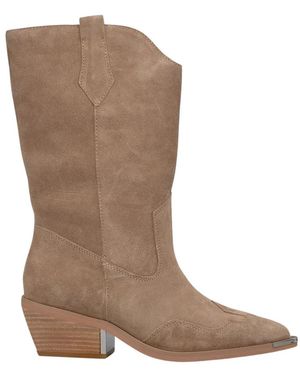 Alma En Pena. Cowboy & Biker Boots - Brown