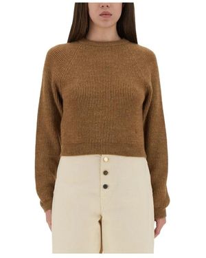 Moschino Round-Neck Knitwear - Marrón