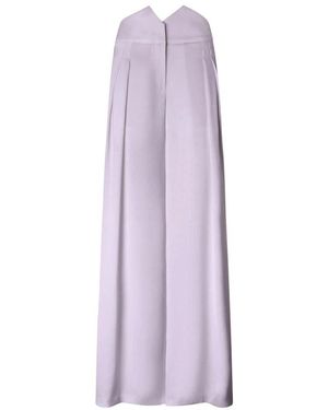 Genny Wide Trousers - Violet
